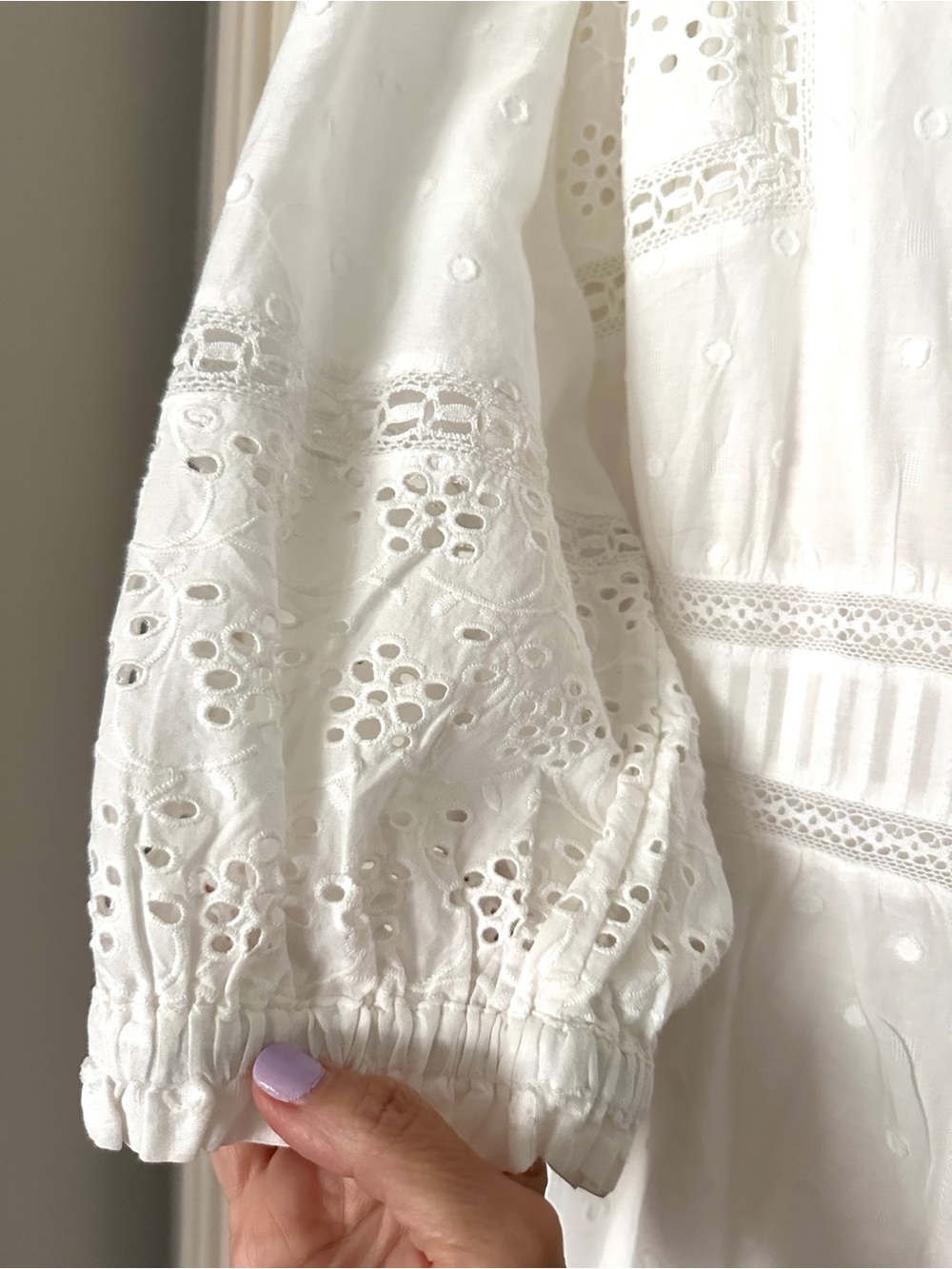 NWT Vineyard Vines White Eyelet Tiered Maxi Dress - Picture 5 of 13
